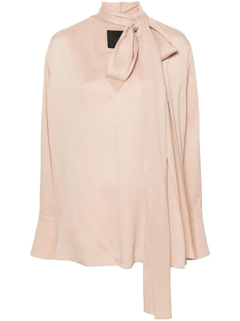 Givenchy scarf-detail silk blouse - Pink - zdjęcie produktu nr 1