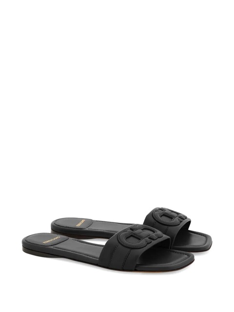 Ferragamo Gancini slide - Black - zdjęcie produktu nr 2