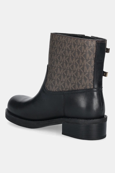 MICHAEL Michael Kors botki skórzane Darrington damskie kolor czarny na płaskim obcasie 40F5DTFE7L.292 - zdjęcie produktu nr 1