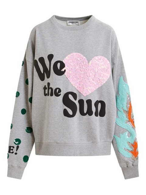 Essentiel Antwerp Ihexperience sweatshirt - Grey - zdjęcie produktu nr 1