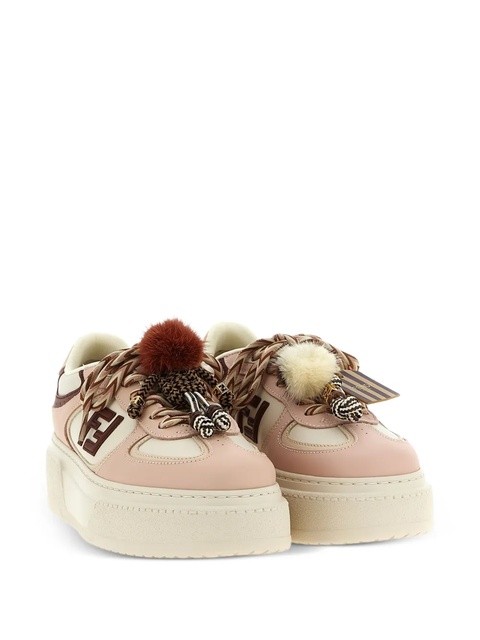 FENDI platform logo trainers - Neutrals - zdjęcie produktu nr 1