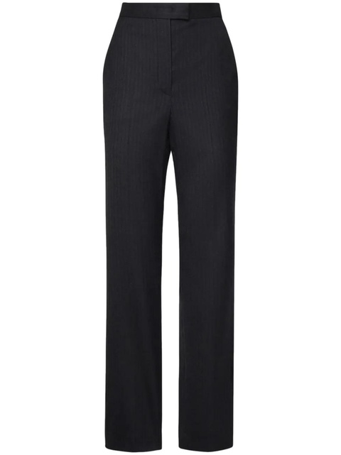 FENDI straight-leg knit trousers - Black - zdjęcie produktu nr 1