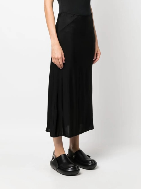 Jil Sander mid-rise straight midi skirt - Black - zdjęcie produktu nr 2