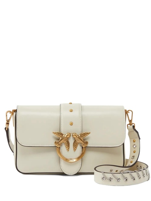 PINKO mini Love cross body bag - White - zdjęcie produktu nr 1