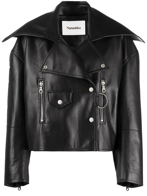 Nanushka Ado biker jacket - Black - zdjęcie produktu nr 1