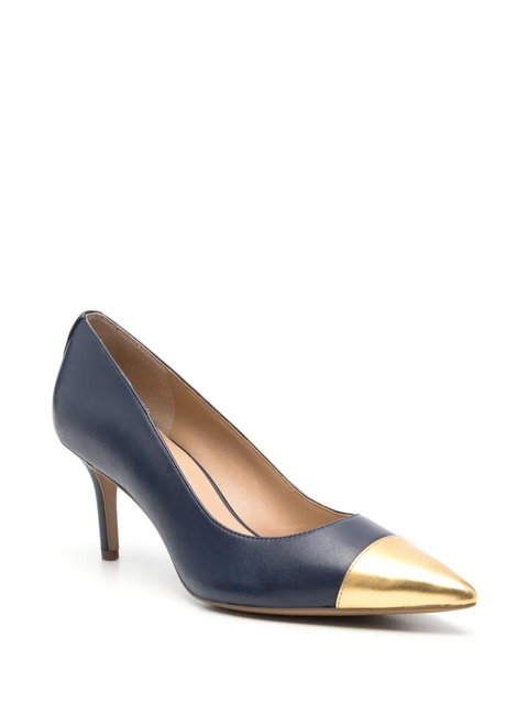 Lauren Ralph Lauren 75mm leather pumps - Blue - zdjęcie produktu nr 1