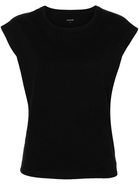 LEMAIRE sleeveless jersey T-shirt - Black - zdjęcie produktu nr 1