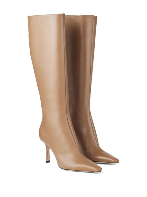 Jimmy Choo Agathe 85mm pointed-toe boots - Neutrals - zdjęcie produktu nr 1
