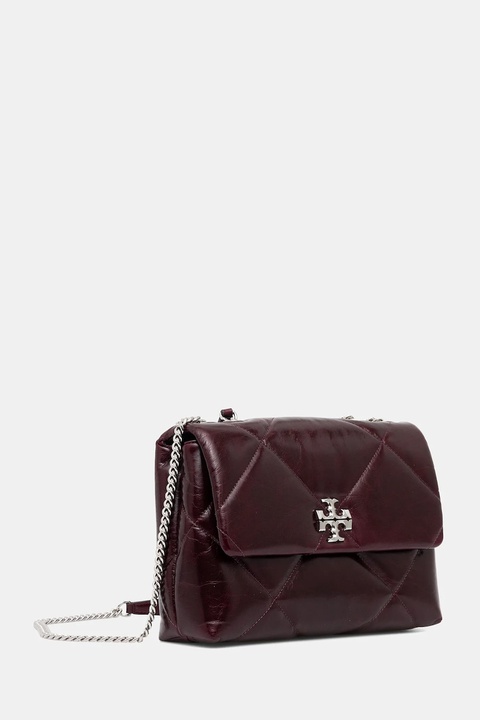 Tory Burch torebka skórzana Kira Diamond kolor czerwony 169325.500 - zdjęcie produktu nr 2