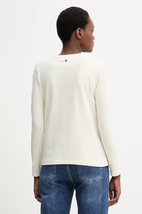 Weekend Max Mara longsleeve ALIAS kolor beżowy 2525946042600 - zdjęcie produktu nr 2