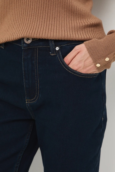 Medicine jeansy damskie kolor granatowy - zdjęcie produktu nr 2
