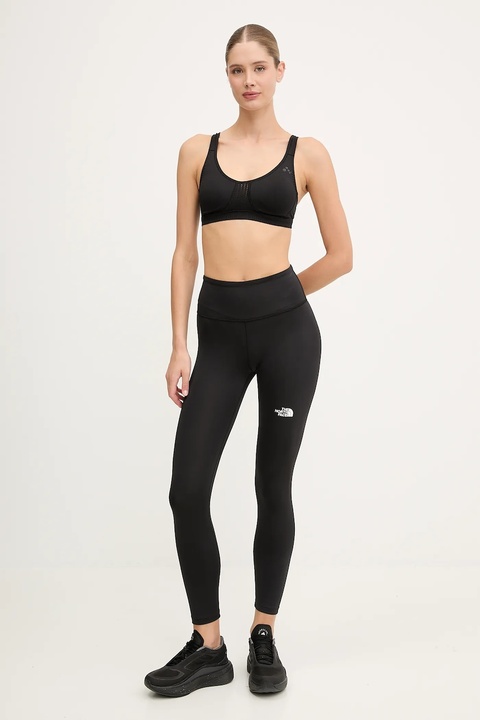 The North Face legginsy treningowe Flex 25In damskie kolor czarny gładkie NF0A8EJEJK31 - zdjęcie produktu nr 1