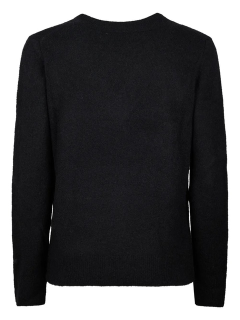 MC2 Saint Barth V-neck sweater - Black - zdjęcie produktu nr 2