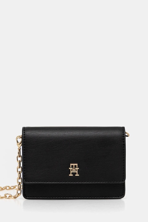 Tommy Hilfiger portfel damski kolor czarny AW0AW18248 - zdjęcie produktu nr 1