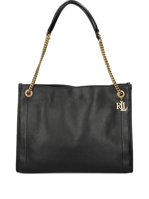 Lauren Ralph Lauren Bradley leather tote bag - Black - zdjęcie produktu nr 1
