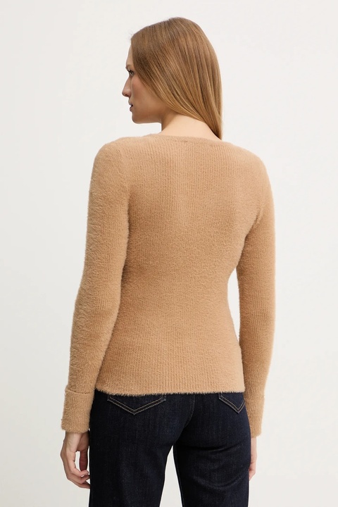 Morgan sweter MOOVE damski kolor brązowy lekki MOOVE - zdjęcie produktu nr 1