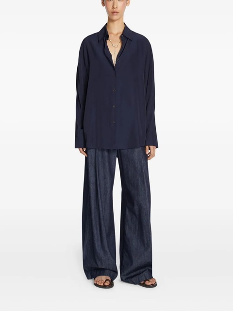 DRIES VAN NOTEN pleated jeans - Blue - zdjęcie produktu nr 1