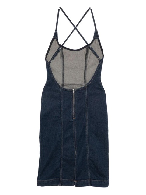 Reformation CROSLEY denim dress - Blue - zdjęcie produktu nr 2