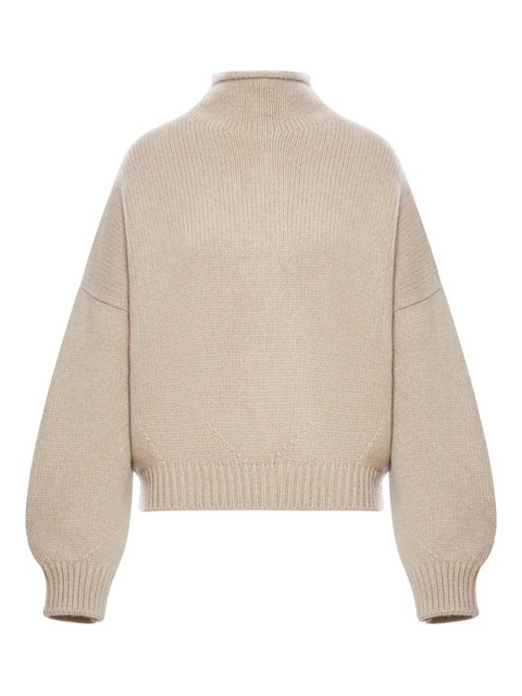 KHAITE Juniper funnel-neck sweater - Neutrals - zdjęcie produktu nr 1