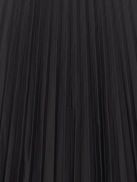 MM6 Maison Margiela pleated midi skirt - Black - zdjęcie produktu nr 1