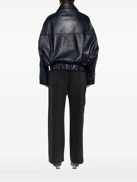 KHAITE Owey bomber jacket - Blue - zdjęcie produktu nr 2