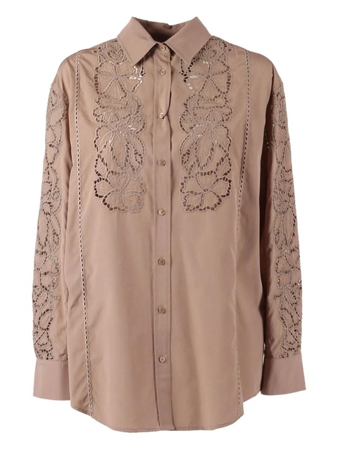 Weekend Max Mara Elmi floral-paterned shirt - Brown - zdjęcie produktu nr 1