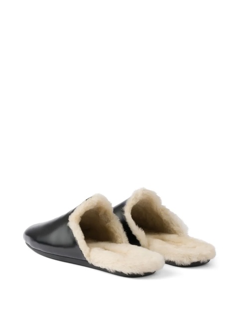 Prada leather mules - Black - zdjęcie produktu nr 2