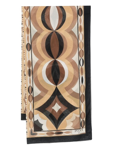 PUCCI geometric-pattern pareo - Gold - zdjęcie produktu nr 1