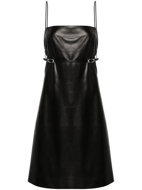 Givenchy belted leather mini dress - Black - zdjęcie produktu nr 1