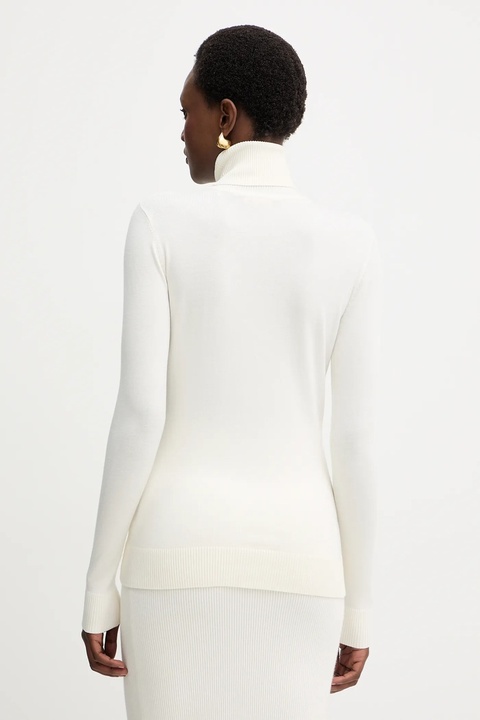 Guess sweter MELANIE damski kolor beżowy lekki z golfem W5BR39 Z2NQ2 - zdjęcie produktu nr 2