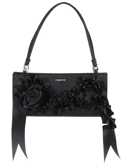 Coperni satin shoulder bag - Black - zdjęcie produktu nr 1