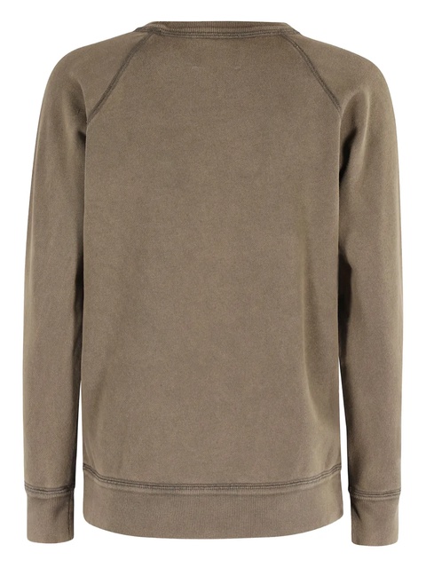 MARANT ÉTOILE logo-print long-sleeve sweatshirt - Brown - zdjęcie produktu nr 2