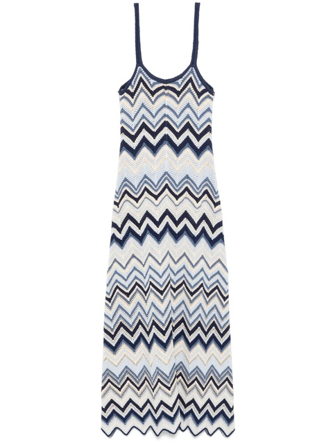 Maje knitted midi dress - Blue - zdjęcie produktu nr 1