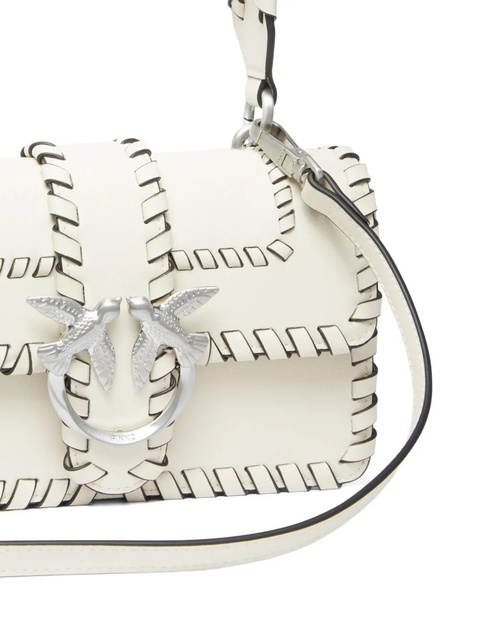 PINKO mini Love tote bag - White - zdjęcie produktu nr 1