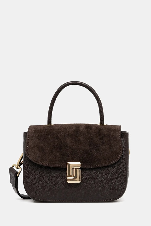 Answear.LAB torebka skórzana kolor brązowy - zdjęcie produktu nr 1