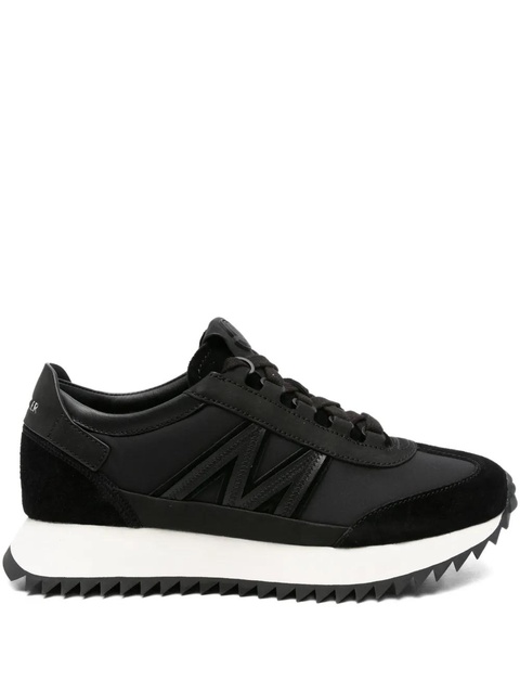 Moncler Pacey 2 leather logo sneakers - Black - zdjęcie produktu nr 1