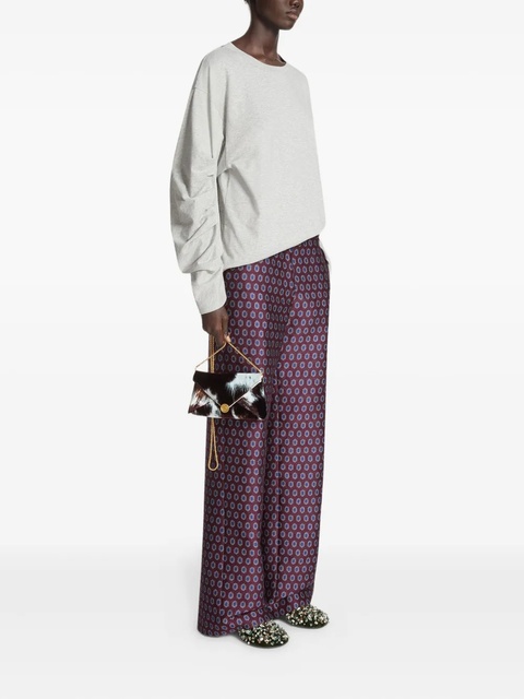 DRIES VAN NOTEN printed envelope mini bag - Brown - zdjęcie produktu nr 1