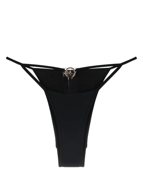 Dolce & Gabbana DG-logo cut-out bikini bottoms - Black - zdjęcie produktu nr 1