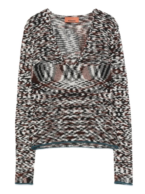 Missoni flame-pattern jumper - Black - zdjęcie produktu nr 1