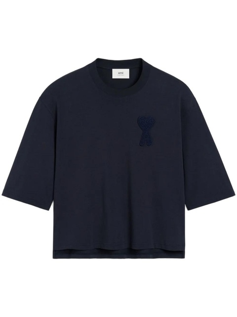 AMI Paris Ami de Coeur T-shirt - Blue - zdjęcie produktu nr 1
