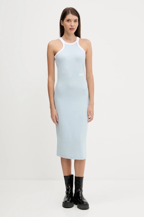 Karl Lagerfeld Jeans sukienka kolor niebieski mini prosta A3W13008 - zdjęcie produktu nr 1