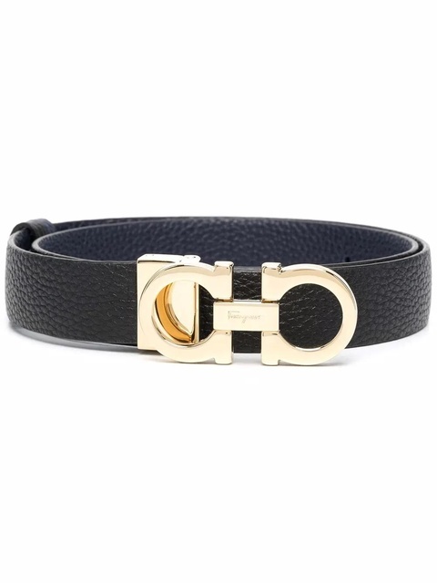 Ferragamo logo-plaque belt - Black - zdjęcie produktu nr 2