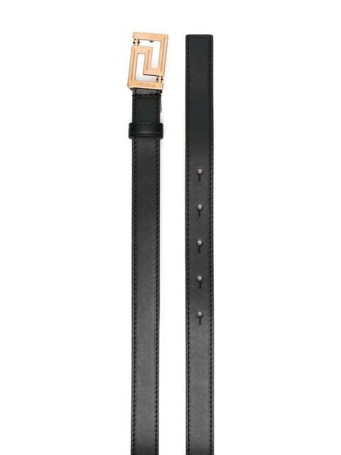 Versace Greca Goddess leather belt - Black - zdjęcie produktu nr 2