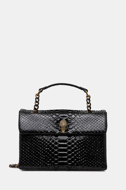 Kurt Geiger London torebka skórzana KENSINGTON kolor czarny 5021500719 - zdjęcie produktu nr 1