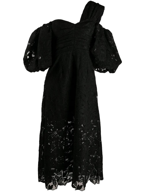 Self-Portrait off-the-shoulder dress - Black - zdjęcie produktu nr 1