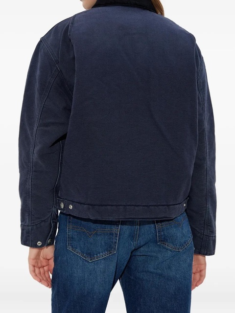 Carhartt WIP zip-fastening logo-patch jacket - Blue - zdjęcie produktu nr 2