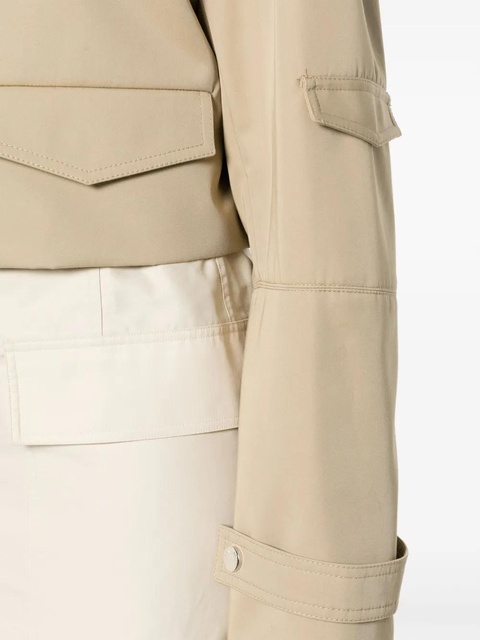 Nanushka Bracha cropped shirt jacket - Neutrals - zdjęcie produktu nr 2