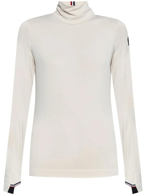 Moncler Grenoble logo-appliqué sweater - Neutrals - zdjęcie produktu nr 1