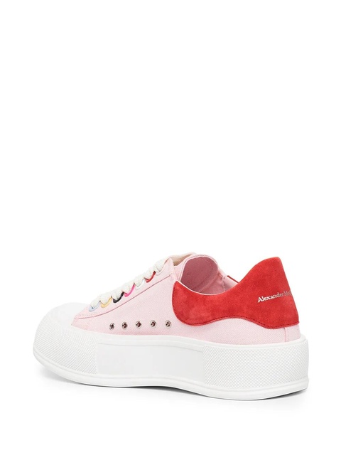 Alexander McQueen low-top canvas sneakers - Pink - zdjęcie produktu nr 2