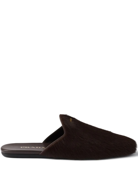 Prada Leather mules - Brown - zdjęcie produktu nr 1